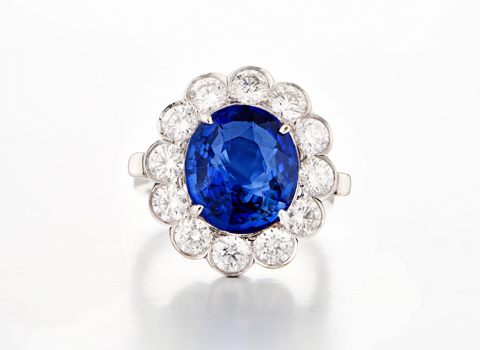 Deep Blue Sapphire Ring by Kanjimull